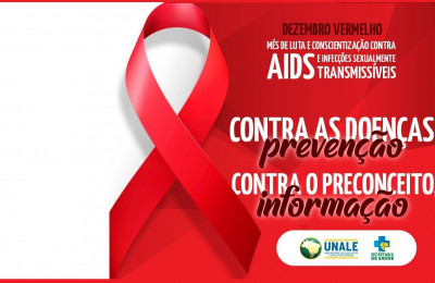 Unale lança campanha Dezembro Vermelho contra a AIDS e o preconceito